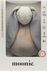Moonie The Humming Friend 2.0 Silver przytulanka do spania z melodią 1 szt.