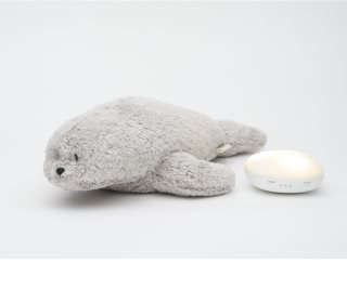 Moonie Seal uspávačik Organic Grey 1 ks