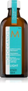 Moroccanoil Treatment Light olejek do delikatnych włosów farbowanych