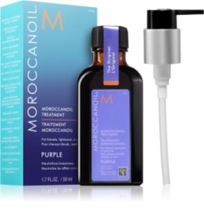 Moroccanoil Treatment Purple Toitev õli blondidele ja hallidele juustele