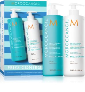 Moroccanoil Frizz Control Shampoo & Conditioner Duo rinkinys linkusiems šiauštis plaukams