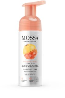 Mossa Glow Coctail очищаюча пінка для обличчя 150 мл