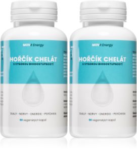 Movit Energy Hořčík Chelát Duo Pack sada na účinné doplnenie horčíka