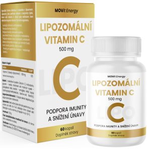 Movit Energy Lipozomální Vitamin C 500 mg kapsle pro podporu imunitního systému, krásnou pleť a nehty