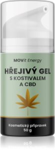 Movit Energy Warming gel with comfrey and CBD gel chauffant pour détendre les muscles et les articulations 50 g