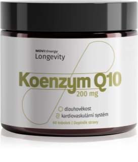 Movit Energy Longevity Koenzym Q10 tobolky pro podporu ochrany buněk před oxidativním stresem 60 cps
