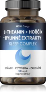 Movit Energy Sleep Complex L-Theanin + Hořčík + Bylinné extrakty kapsle pro klidný spánek 90 cps