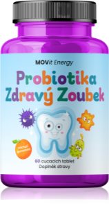 Movit Energy Probiotika Zdravý Zoubek probiotika pro děti příchuť Orange 60 ks