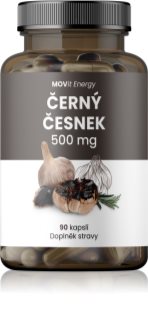 Movit Energy Černý Česnek 500 mg kapsle pro normální činnost kardiovaskulárního systému 90 cps