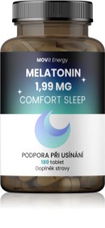 Movit Energy Melatonin 1,99 mg Comfort Sleep tableta při potížích se spánkem a usínáním 180 tbl