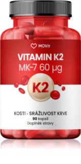 Movit Energy Vitamin K2 MK-7 60 mcg kapsle pro zdravé kosti 90 cps