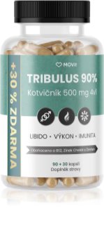 Movit Energy TRIBULUS 90% Kotvičník 500 mg 4v1 90+30 cps podpora potencie a vitality 120 cps
