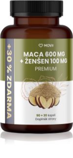 Movit Energy Maca 600 mg + ženšen Maca 600 mg+Ženšen kapsuly na podporu hormonálnej rovnováhy 120 cps