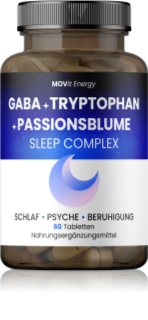 Movit Energy Sleep Complex GABA + Tryptophan + Passionsblume Tabletten zur Förderung von Schlaf und Regeneration 102 g