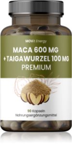 Movit Energy Maca 600 mg + Taigawurzel 100 mg Premium Kapseln zur Förderung des physischen und psychischen Gleichgewichts 118 g