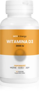 Movit Energy Witamina D3 2000 IU kapsułki dla prawidłowego funkcjonowania układu odpornościowego, stanu kości, zębów i pracy mięśni 90 caps.