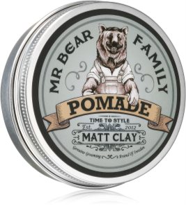 Mr Bear Family Matt Clay pomadă matifiantă pentru păr 100 ml