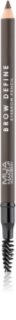 MUA Makeup Academy Brow Define lápiz para cejas de larga duración con cepillo tono Dark Brown 1,2 g