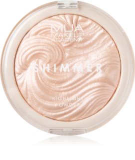 MUA Makeup Academy Shimmer iluminador compacto en polvo