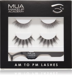 MUA Makeup Academy Lashes Am To Pm künstliche Wimpern 2 Paar