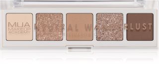 MUA Makeup Academy Professional 5 Shade Palette eyeshadow palette shade Neutral Wanderlust 3,8 g