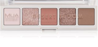MUA Makeup Academy Professional 5 Shade Palette szemhéjfesték paletta árnyalat Desert Bloom 3,8 g