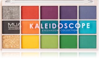 MUA Makeup Academy Eyeshadow Collection 15 Shade Palette paletka očných tieňov odtieň Kaleidoscope 12 g