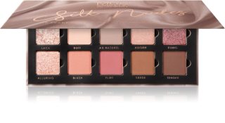 MUA Makeup Academy Eyeshadow Collection 10 Shade Palette paletka očných tieňov odtieň Silk Nudes 11 g