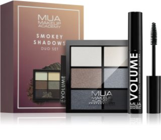 MUA Makeup Academy Duo Set Smokey Shadows darčeková sada (na dymové líčenie)