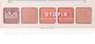 MUA Makeup Academy Professional 5 Shade Palette Øjenskygge palette Skygge Utopia 3,8 g