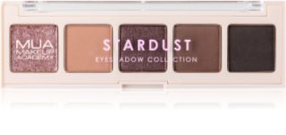 MUA Makeup Academy Professional 5 Shade Palette paleta cieni do powiek odcień Stardust 3,8 g