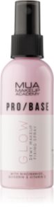 MUA Makeup Academy PRO/BASE Glow Dew fijador de maquillaje en spray 70 ml