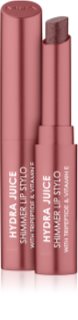 MUA Makeup Academy Hydra Juice Peptide Shimmer Lip Stylo trblietavý rúž s vyživujúcim účinkom odtieň Cherry Kiss 1.5 g