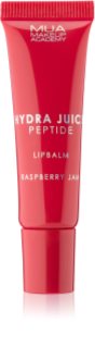 MUA Makeup Academy Hydra Juice Peptide Lip Balm baume à lèvres hydratant brillance parfums Raspberry Jam 10 ml