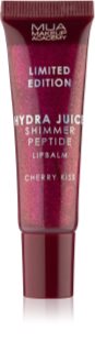 MUA Makeup Academy Hydra Juice Peptide Shimmer Lip Balm балсам за устни за лъскавина и блясък цвят Chery Kiss 10 мл.