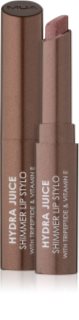 MUA Makeup Academy Hydra Juice Peptide Shimmer Lip Stylo Glittrande läppstift med vårdande effekt Skugga Mocha Muse 1.5 g