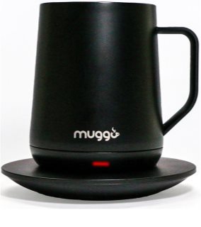 Muggo Power Mug έξυπνη κούπα με ρυθμιζόμενη θερμοκρασία χρώμα Black 320 ml