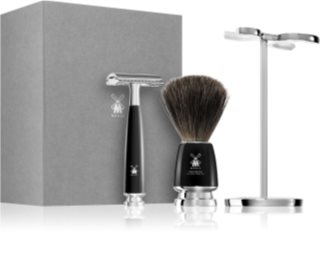 Mühle RYTMO Black Pure Badger Shaving Kit
