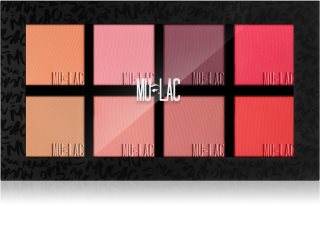 Mulac Cosmetics Moody Blushes Blush Palette 8x6 g