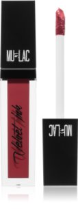 Mulac Cosmetics Velvet Ink lang anhaltender, matter, flüssiger Lippenstift