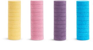 Munchkin Color Buddies colourful fizzy bath tablets 24 m+ 40 pc