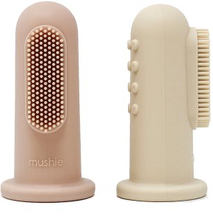 Mushie Finger Toothbrush Kinderzahnbürste zum Aufstecken auf den Finger