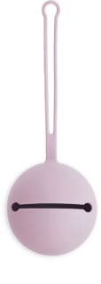 Mushie Silicone Pacifier Holder Case porta ciuccio