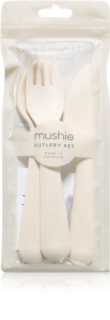 Mushie Cutlery söögiriistad lastele 3y+ Ivory 3 tk