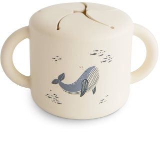 Mushie Baby Snack Cup Cup for snacking Whales 1 pc
