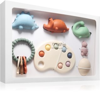 Mushie Dino Dreams lot de jouets pour enfant 3m+