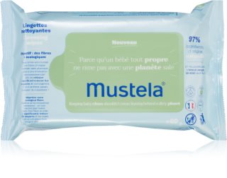 Mustela Bébé Cleansing Wipes Mitrās salvetes bērniem 60 gab.