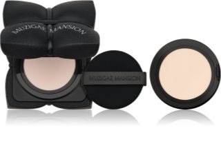 MUZIGAE MANSION Sleek Matt Cushion tartós alapozó sminkszivaccsal SPF 50+ + utántöltő árnyalat N19 2x15 g