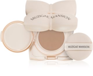 MUZIGAE MANSION Sleek Water Cushion tartós alapozó sminkszivaccsal hidratáló hatással árnyalat NN2 15 g