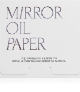 MUZIGAE MANSION Mirror Oil Paper Refill blotting papers refill 70 pc